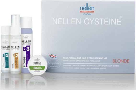 Nellen Blonde Hair Straightening Kit - Nellen London